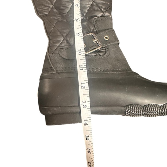 NWOT Sperry Women's Saltwater Buckle Nylon Quilted Winter Boots 6.5 - Picture 7 of 7
